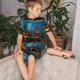 thumbnail image 4 of Balery Spooky Halloween Conjunto de Pijama Infantil de Manga Corta con Estampado – Ropa de Dormir de Algodón Suave-Medium, 4 of 6