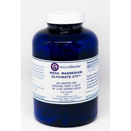 Natural Doctor - Mega Magnesium Glycinate 275, 240 Veg