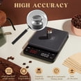 thumbnail image 4 of JOYHILL Coffee Scale with Timer, 3kg/0.1g High Precision Espresso Scale, Digital Coffee Scale for Pour Over Drip with LED Display, 4 of 8