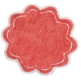 thumbnail image 5 of Home Weavers Allure Collection Bathroom Rug 100% Cotton Tufted Round Shape Bathroom Rug, Soft & Absorbent Bath Rugs, Non-Slip Bath Rug, Machine Wash Dry Bath Mats - 30" Round, Coral, 5 of 7