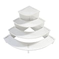 thumbnail image 3 of hengtong Corner Display Riser 4 Tier Desktop Display Shelf Display Rack Display Stand for, 3 of 10