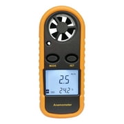 Whoamigo Handheld Anemometer Digital WindSpeed Measurement Temperature Tester LCD Display