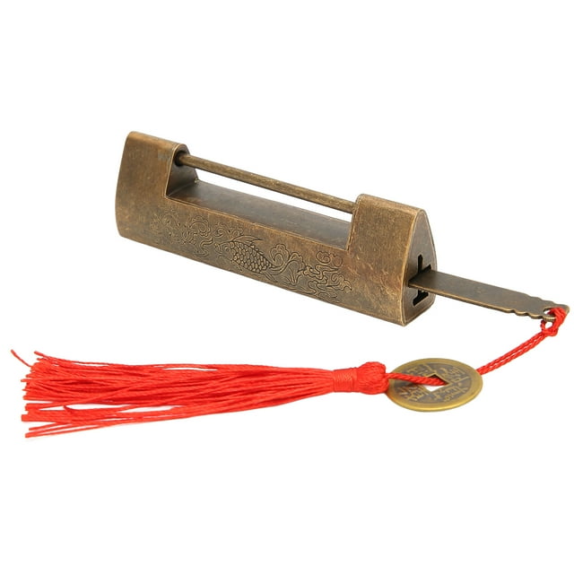 Candado antiguo de latón BuyWeek horizontal de pez