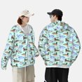 thumbnail image 4 of Vsdgher Mallard Duck Of Lotus Flowers Print Adult Hoodie Shirts Rash Guard for Men Women,Long Sleeve Sun Protection Fishing Shirts for Athletic Running Swim-Small, 4 of 7