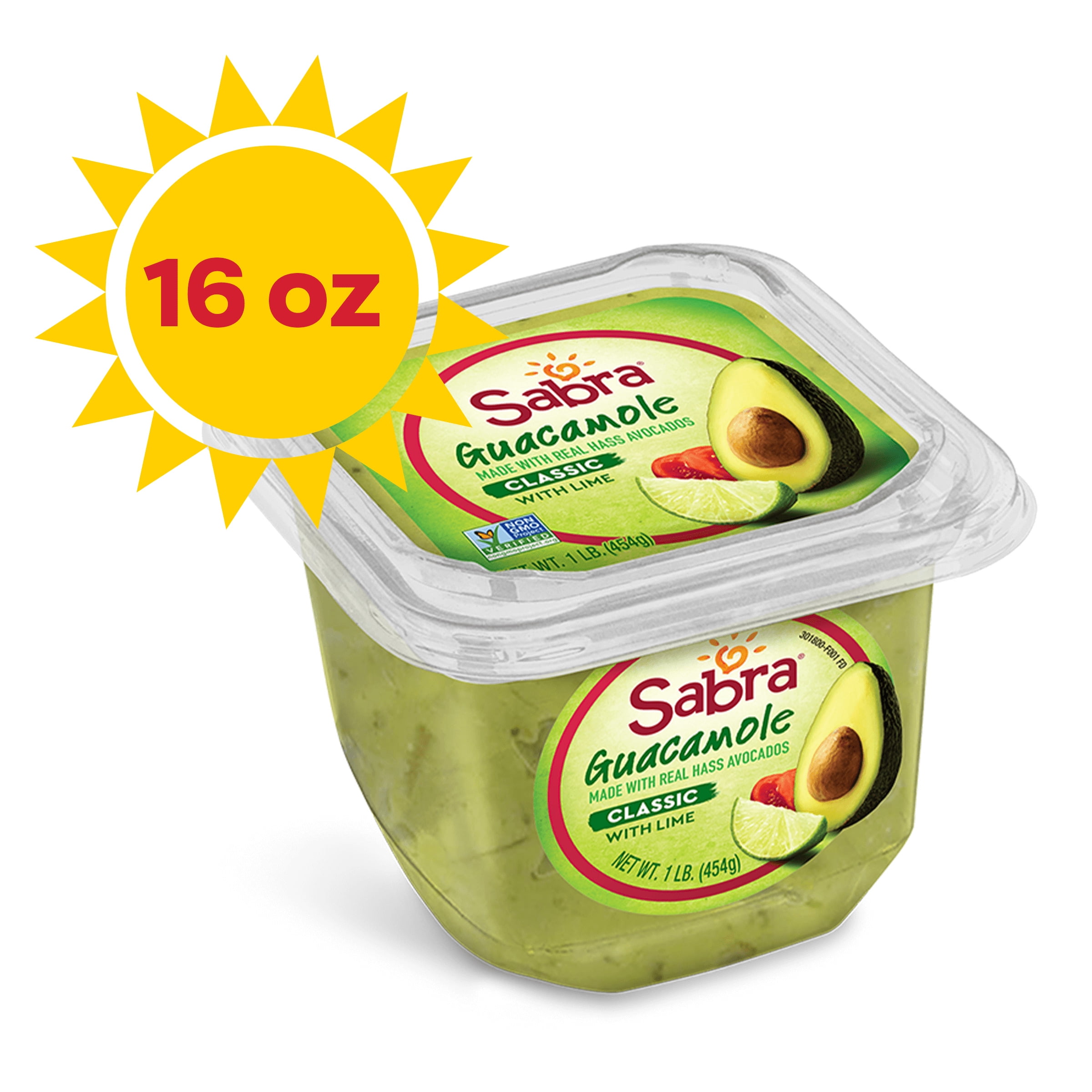 Sabra Classic with Lime Guacamole, 16 oz