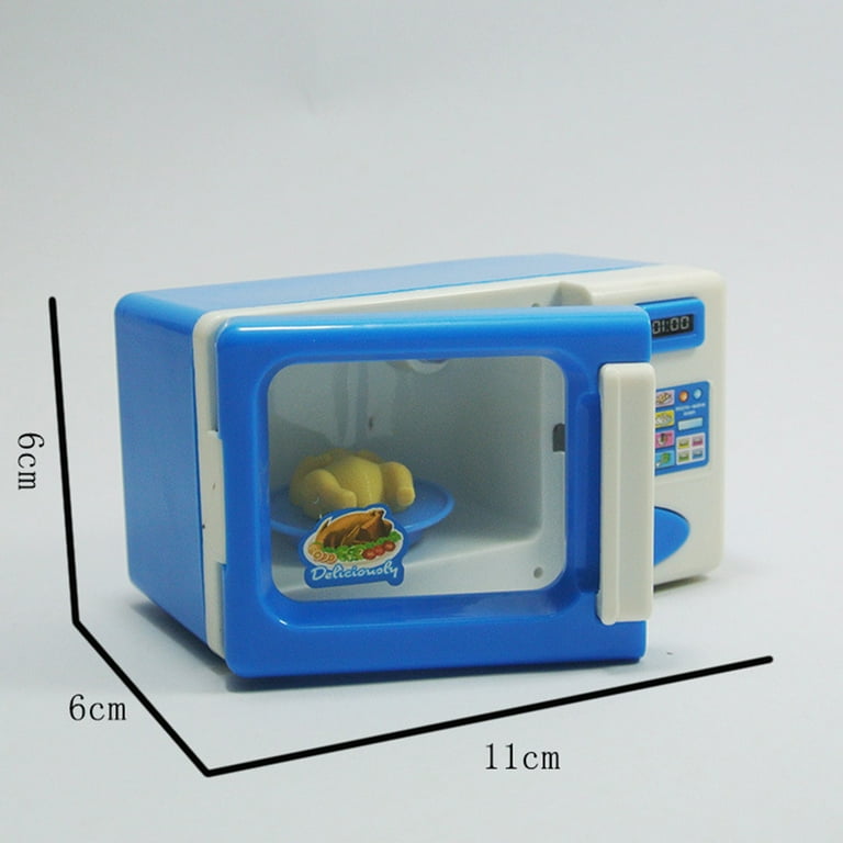 Simulation Microwave Oven Kitchen Toys Elay Educational Mini Cute Play  House Role Playing Toy Christmas Gifts For Girls