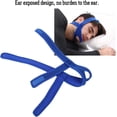 thumbnail image 2 of Diadema antironquidos (azul), diadema unisex antironquidos para dormir, soporte para la barbilla, 2 of 5