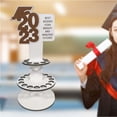 thumbnail image 6 of 2023 Graduation Gift Money Holder, Money Organizer, Creative, Double Layer, Decorations DIY Graduation Money Cake for Graduation Party brown, 6 of 10