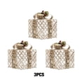 thumbnail image 2 of Yuarrent 3 pack/lote caja de regalo inodoro y agradable para la piel para la parte inferior del árbol de Navidad con luz LED de delicia Kits de decoración para fiestas Lino, 2 of 6