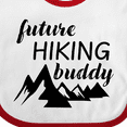 thumbnail image 4 of Inktastic Future Hiking Buddy Boys or Girls Baby Bib, 4 of 4