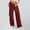 Wine, variant on SYMOID Womens Pink Cargo Wide Leg Pants with Multiple Pockets, Drawstring Waist, 100% Polyester - Durable Comfortable Trendy Casual Loungewear,Size L