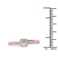 thumbnail image 4 of 1/2 Carat T.W. Diamond 10kt Rose Gold Single Halo Engagement Ring, 4 of 5
