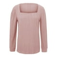 thumbnail image 4 of Lenago Fall Sweaters for Women Plus Size Fashion Long Sleeve Loose Solid Color Blouse Pullover Sweaters Jumper, 4 of 5
