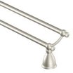 Moen Lindale Collection 24-Inch Double Towel Bar In Brushed Nickel (Y3122BN)