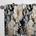 thumbnail image 6 of Designart "Splendid Urban Elegance" Floral Room Darkening Curtain Single Panel, 6 of 6