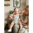 thumbnail image 5 of BemeyourBBs Newborn Baby Girl Golf Outfit Summer Bubble Romper Clothes Ruffle Sleeveless Golf Embroidery Bodysuit One Piece Playsuit, 5 of 9