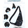 thumbnail image 4 of Bandolera Seoky Rop Slim impermeable para hombre y mujer, color negro, 4 of 6