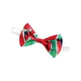 thumbnail image 6 of Sedceaty Baby Watermelon Print Clothes Set, Girls Sleeveless Deep V-neck Short Jumpsuit + Bow-knot Headband, 6 of 6