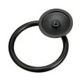 thumbnail image 4 of Uxcell Round Ring Pulls, 6Pcs Drawers Knobs Black Circle Drawer Handles Single Hole for Dresser Cupboard Wardrobe, 4 of 6