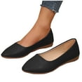 thumbnail image 7 of Xucatan Closed Pointed Toe Flats for Women Leather Pointy Toe Comfortable Low Heel Slip On Pumps Shoes Office Lady Leather Dress Shoes Work Party Dating Church Gift, 7 of 7