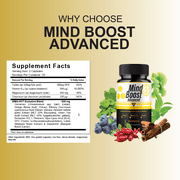 (5 Pack) Mind Boost Premium Nootropic Supplement, MindBoost Pills (300 Capsules)