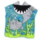 thumbnail image 1 of 60 x 120 cm / 23.6x47 pulgadas Secado rápido Niñas Poncho con capucha Cambio de Tiburón Sharpla Kids Surf Changing Robe, 1 of 8