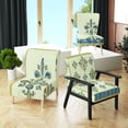 thumbnail image 2 of Designart "Fleur De Lis Gold Pattern" Upholstered Glam Accent Chair - Arm Chair, 2 of 5
