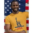 thumbnail image 2 of Independence Statue Of Liberty T-Shirt Men -Image by Shutterstock, Male Medium, 2 of 4