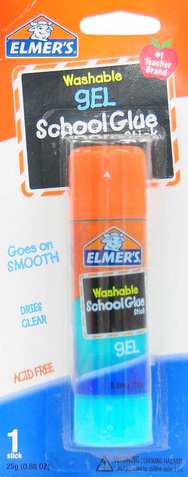 Elmer's Clear School Glue Stick, 0.28 oz, Dries Clear, 30/Pack (E4830)