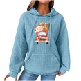 thumbnail image 1 of Qertyioot Chandail en Molleton d'Hiver pour Femmes Imprimé de Noël, Manches Longues Décontracté Col Rond Mode Pull, 1 of 5