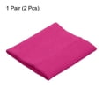 thumbnail image 3 of Uxcell Elastic Cuffs Ribbed Trims Cotton Fabric Knit Rib Stretch Tape Cuff Sleeve Waistband for Sewing Rose Red 3" x 3.5 ", 3 of 5