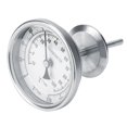 thumbnail image 1 of Kitchen Stainless Steel 1.5inTC OD 50.5mm Beer Thermometer 0~220°F Temperature Measuring Homebrew Meter, 1 of 8