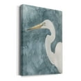 thumbnail image 2 of Watercolor Heron Portrait I Premium Gallery Wrapped Canvas - Ready to Hang, 2 of 7