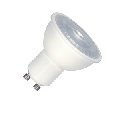 Satco S9385 MR16 6.5W 120V LED Light Bulbs GU10 Bi-Pin Base 5000K 500L Dimmable (12 Pack)