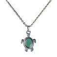 thumbnail image 3 of Collar Salvador de Cambio de Humor con Colgante de Tortuga Vintage, 3 of 10
