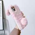 thumbnail image 2 of Allytech Rabbit Faux Furry Case Cover for Apple iPhone 15 Pro, Girly Fluffy Faux Fur Protective Anti-Scratch Bunny Case for Girls Women - Pink, 2 of 4