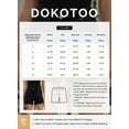 thumbnail image 6 of DOKOTOO Women's Jean Shorts High Waisted Stretchy Denim Shorts Summer Casual Rolled Hem Distressed Shorts Lightweight Zimbaplatinum Denim Shorts, 6 of 11
