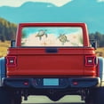 thumbnail image 4 of SEANATIVE Truck Back Window Decal Printed Automotive Decals Vinyl Film Graphic Pickup Sticker Compatible with Most Trucks, SUVs, Cars, Sea Turtle Starfish Seashell Palm Leaf Beach, 4 of 7