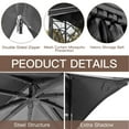thumbnail image 5 of AVAWING 10x10 ft Outdoor Gazebo, Patio Double Soft-Top Canopy, Gray, 5 of 7