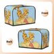 thumbnail image 2 of Funda para tostadora de 2 rebanadas con diseño de Winnie The Pooh, funda protectora contra el polvo y las huellas dactilares para pan, de poliéster, fundas para pequeños electrodomésticos de cocina, 2 of 6