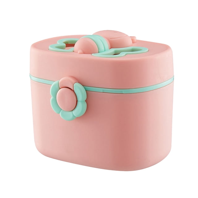 Binwennn Poudre de Lait pour Sortie Préparation pour Emporter Rangement Poudre de Lait Préparation Contenant Distributeur de Préparation Portable Contenant de Préparation pour Lait Pots de Distributeur Distributeur de Voyage Contenant de Rangement pour Restes