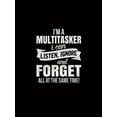 thumbnail image 5 of I'm A Multi Tasker Printed T Shirt With Funny Man Graphic T-Shirt Black T-Shirt Summer Short Sleeve Tee Shirt, 5 of 5