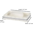 thumbnail image 4 of nu steel White Giraffe Bath Accessory Set for Vanity Countertops 8 Piece Includes Cotton Container, Dish,Toothbrush, Tumbler,soap Lotion,Waste Basket,Tissue Box Holder,Tray-Resin, 4 of 9