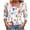 Style23-White, variant on EaskTriop Women Curvy Friendly Loose 3/4 Sleeve V Neck Blouses, Stretch Daily Basic Tops for Dating Weekend Outings