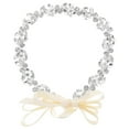 thumbnail image 1 of Shisuyan Rhinestone Applique White 1Pack 17.3X0.8X0.2In, 1 of 8