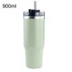 thumbnail image 5 of Botella de vacío de gran capacidad aislada de café leche taza de té ejercicio jogging de acero inoxidable Taza con tapa transparente Home Green 600ml sidaley HA011613-09B, 5 of 7