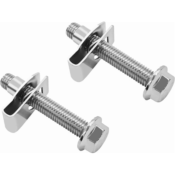 Fuel Tank Strap Bolts Compatible with Chevy Silverado Suburban Avalanche Tahoe Colorado 304 Stainless Steel Gas Tank Strap Bolts Kit Replacement GM 55157 11516770 11519894 15743078 (2PCS)