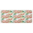 thumbnail image 1 of Spring Kitchen Mat, Peacock Feather Petunia Blossom Field Seasonal Blush Botanical Leaves Watercolor, Plush Decorative Kitchen Mat with Non Slip Backing, 47" X 19", Multicolor, by Ambesonne, 1 of 1