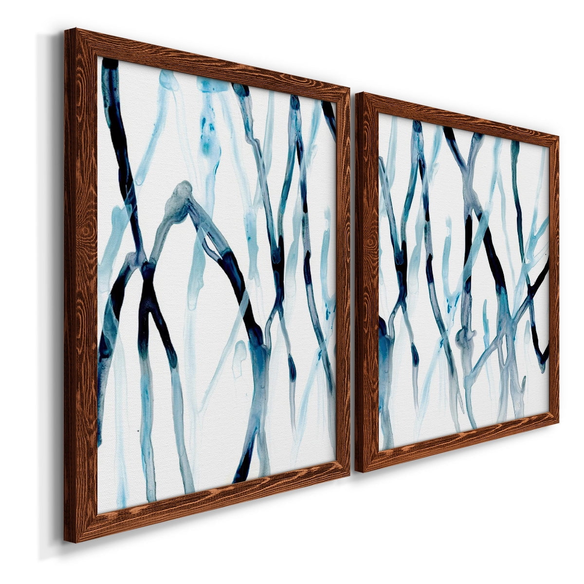 Runnel I - Premium Framed Canvas 2 Piece Set - Ready to Hang
