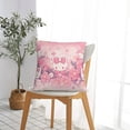 thumbnail image 4 of Hello Kitty Pillow Cover, Square Throw Pillow Cases For Couch Sofa Bed Living Room,Home Decorative, 24"X24", 4 of 9